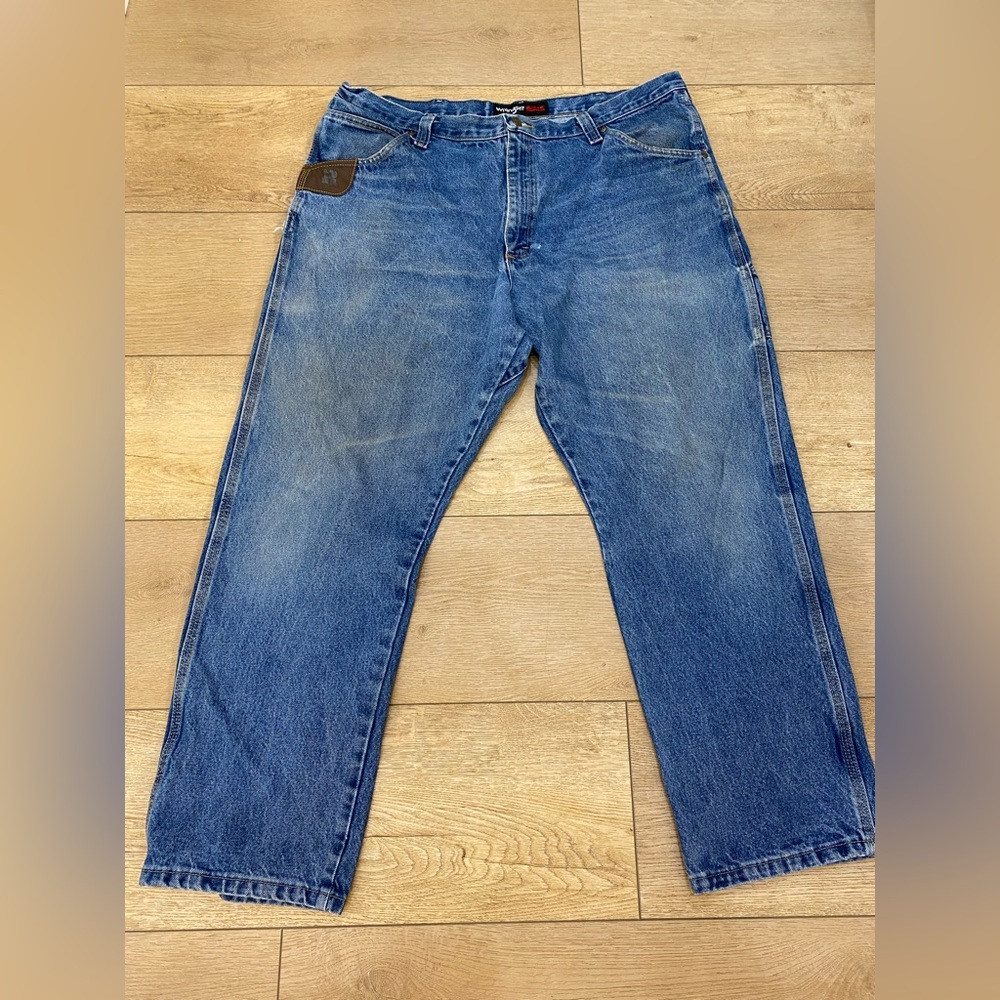 VTG 90s Wrangler Riggs Workwear Mens 42x30 (29)  Jeans Durable Workwear  Pants